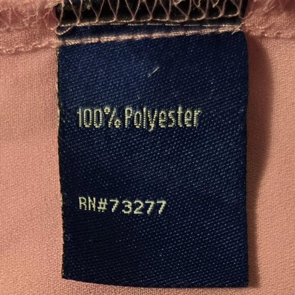 Apt. 9 Pleated Ruffle Neck Mauve Pink Sleeveless Shirt - Picture 15 of 16